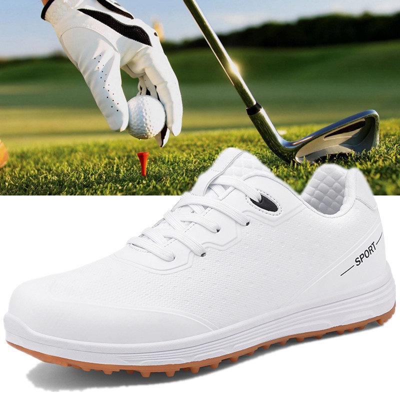 Ready Stock Golf Shoes Men's Shoes Women's Shoes Waterproof Seamless