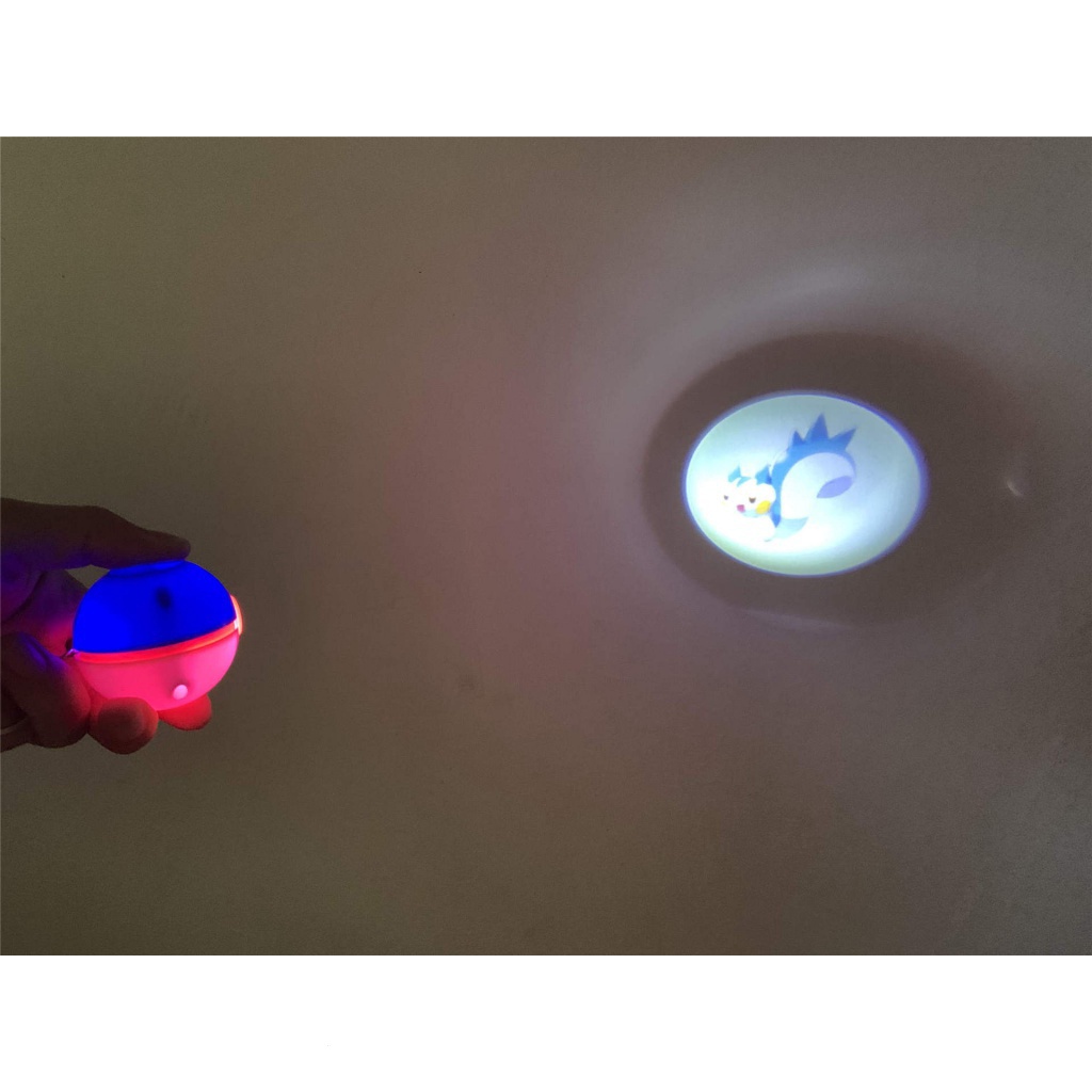 Pokemon Projection Ball Keychain Magic Action Figure Projector Toy ...