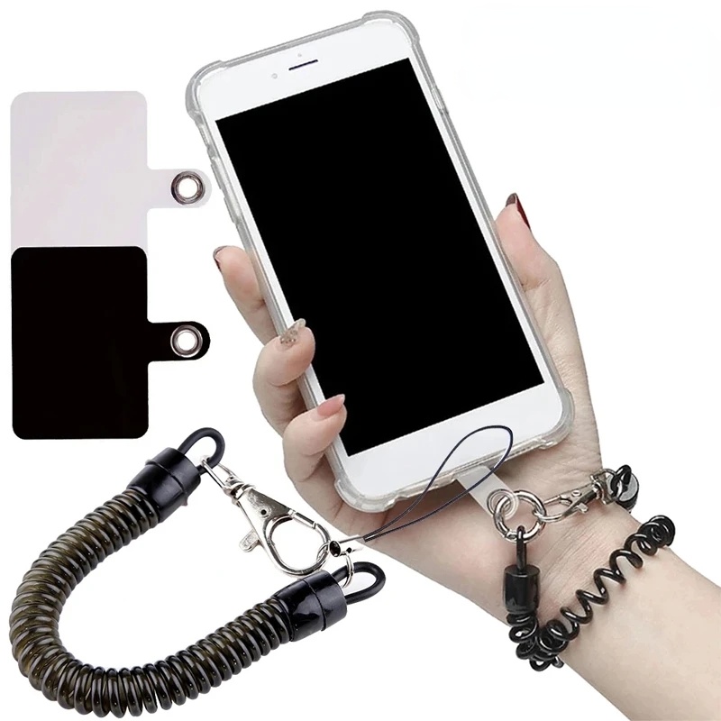 Telescopic Anti-theft Spring Lanyard/Retractable Spring Elastic Rope ...