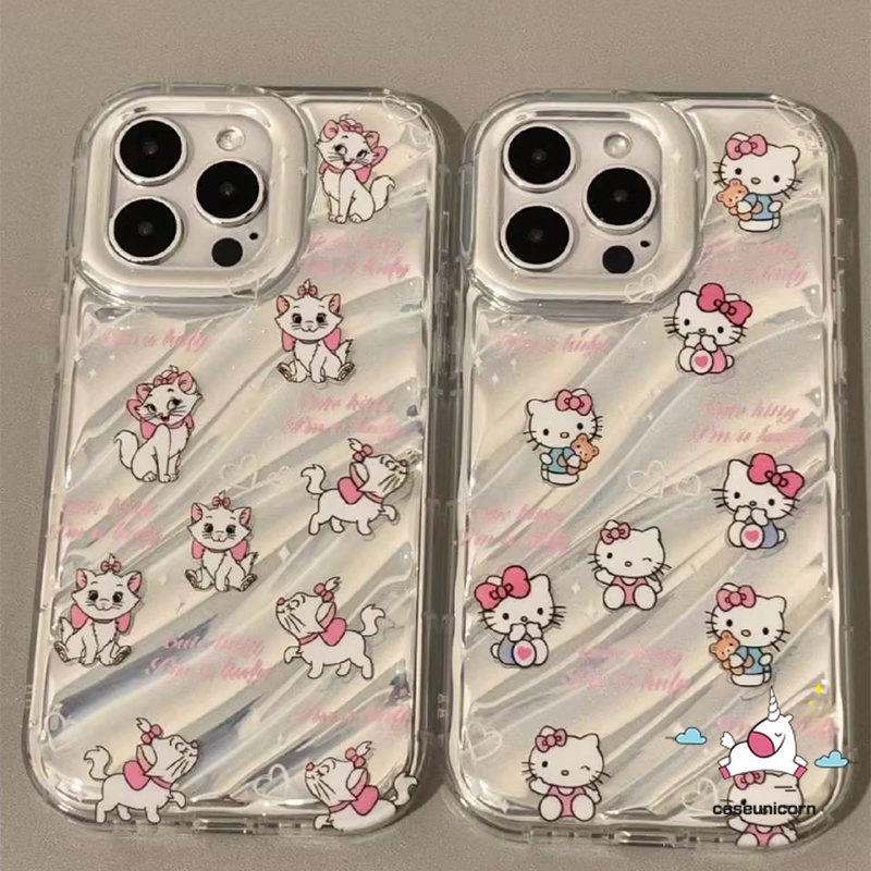 Cartoon Cute Hello Kitty Case Compatible for IPhone 13 15 11 14 12 Pro ...
