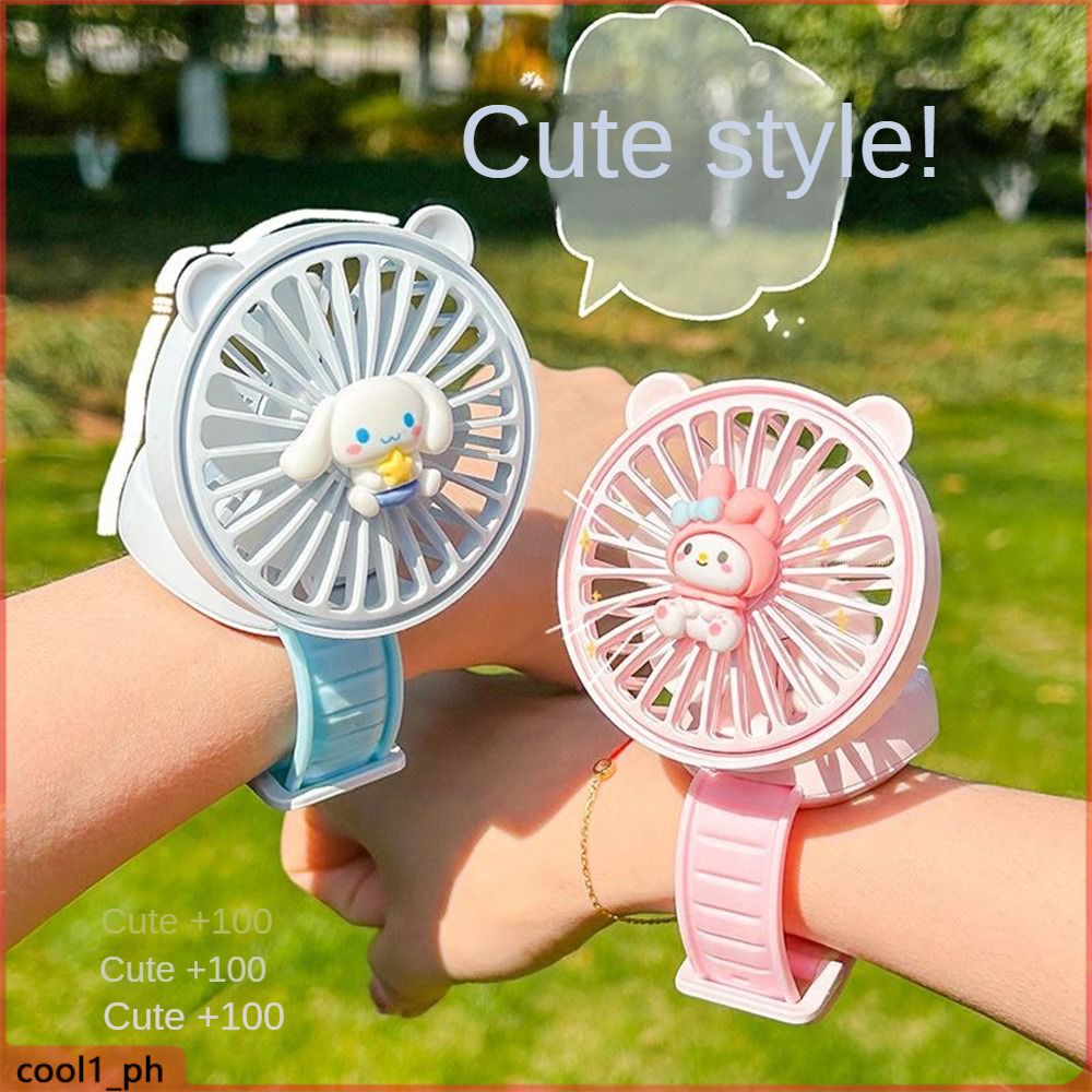 Wrist Rechargeable Usb Watch Fan Cute Bracelet Summer Portable Watch ...