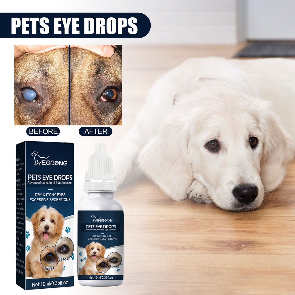 Cataract Drops for Pets, Therapeutic Eye Lubricating Drop for Dog ...