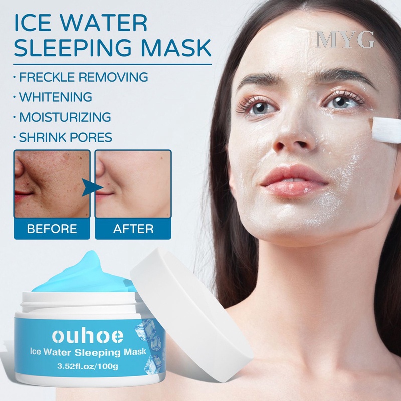 MYG 100g Skin Beauty Hydra Moist Ice Water Sleeping Mask, Skin