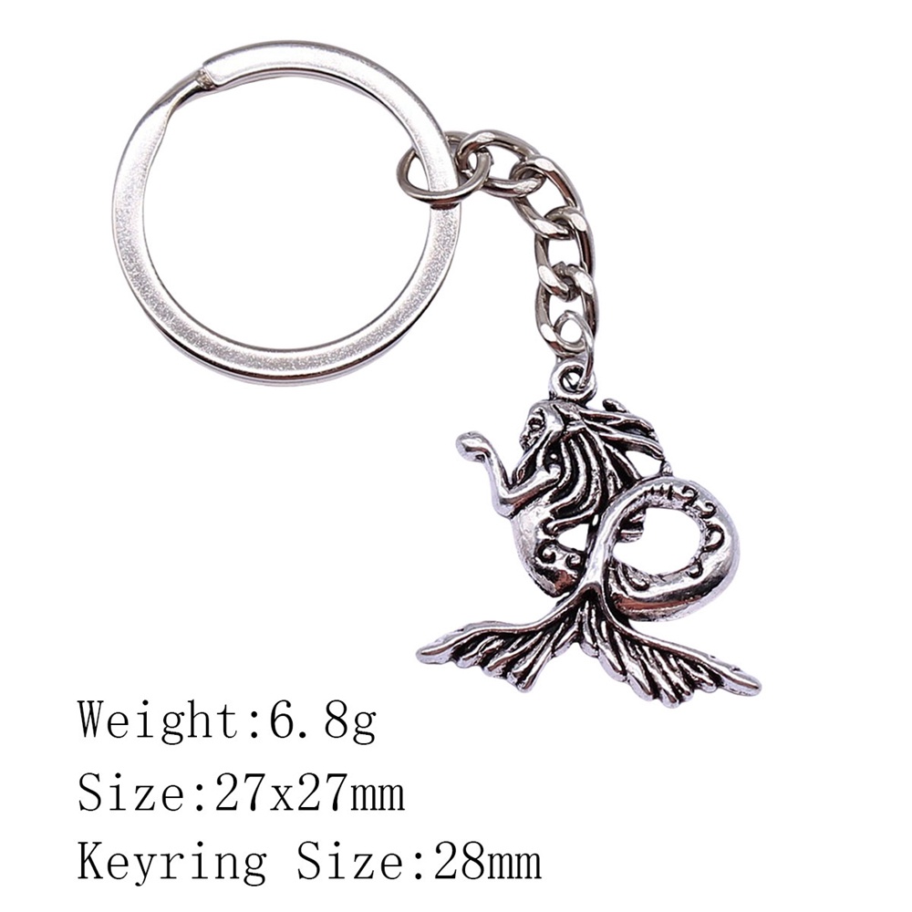 Car Key Chain Keychains Seahorse Octopus Mermaid Crafts Accessories ...