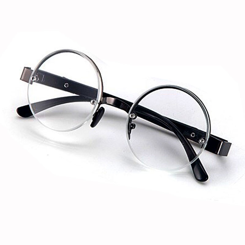 Men's Reading Glasses Round Eyeglasses for Farsightedness Women Retro