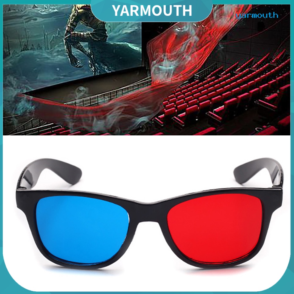YYRAdult Red Blue 3D Glasses Eyeglasses for Dimensional Anaglyph