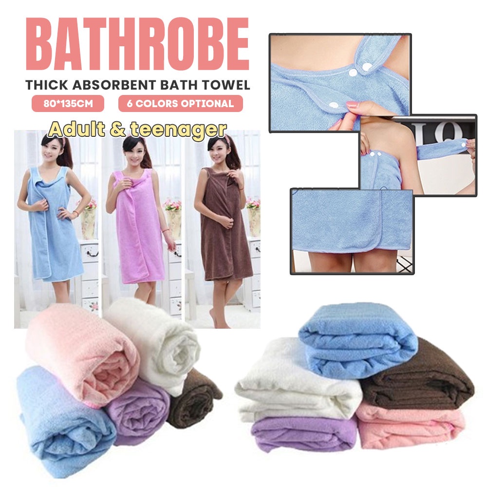 [ SHB Microfiber Bathrobe/BathKerchief/MagicKerchief Beach Dress/Beach