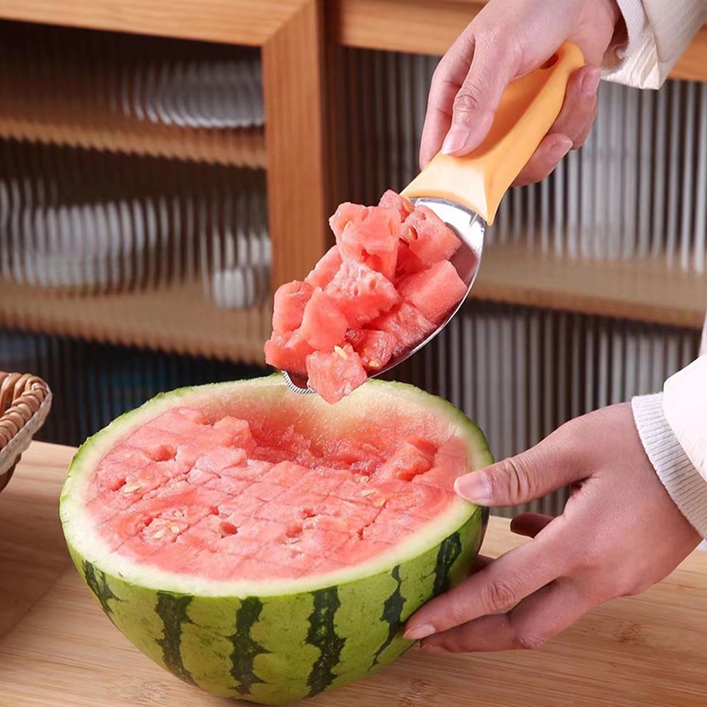 Fruit Pulp Separator Mango Watermelon Peeler Dicing Spoon Multi