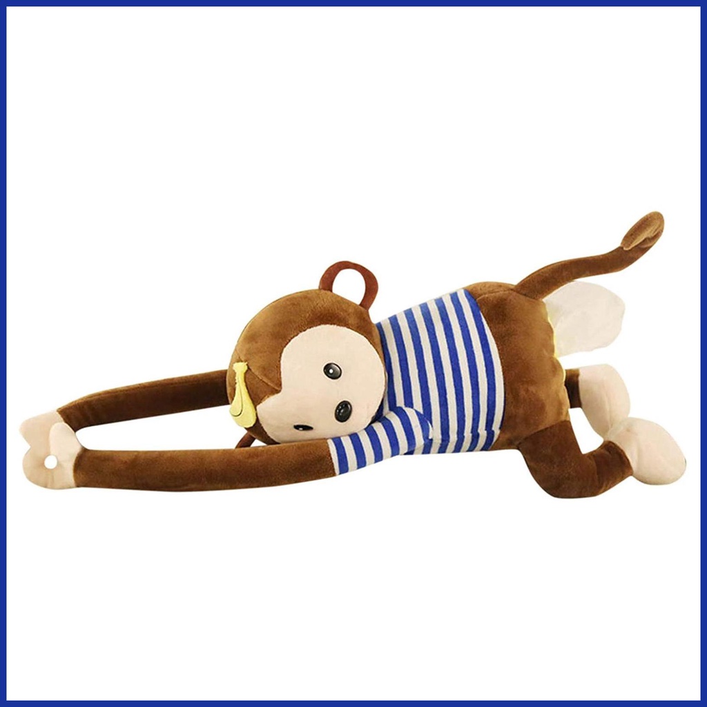 Monkey Tissue Box Holder Toy Style Car Plush Monkey Tissue Holder