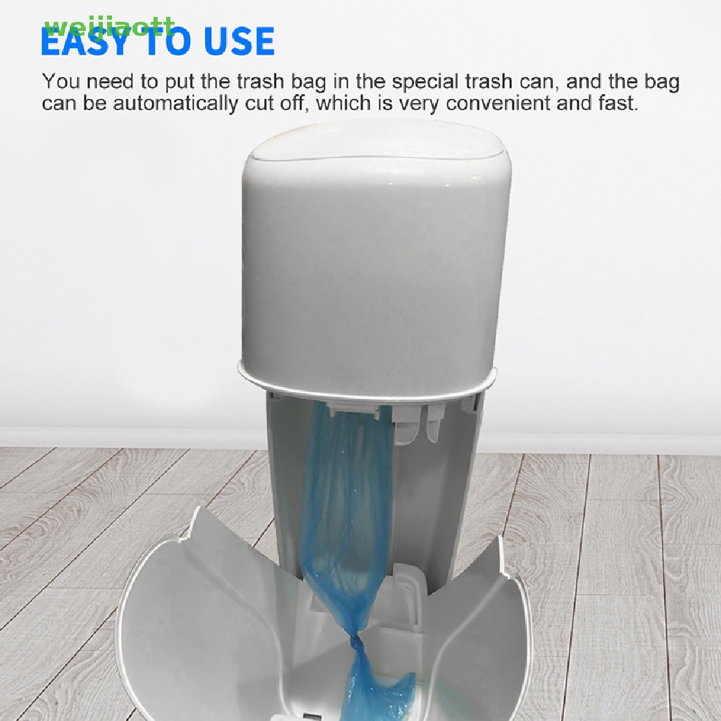 weijiaott 4PCS Baby Diaper Bucket Refill Bags Garbage Bag Diaper Genie