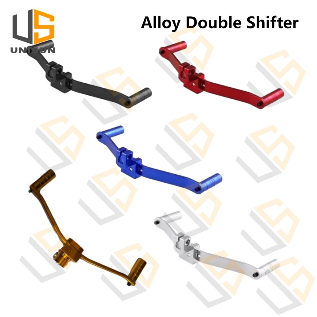 Unisun All Alloy Double Shifter Change Pedal For Xrm Wave Motorcycle