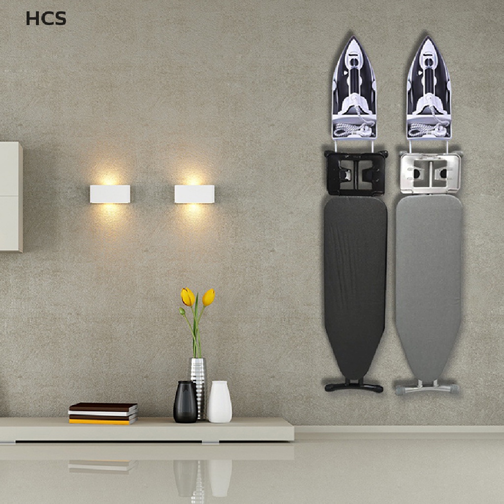 HCS Door Wall Mounted Ironing Board Storage Holder Electric Iron ...