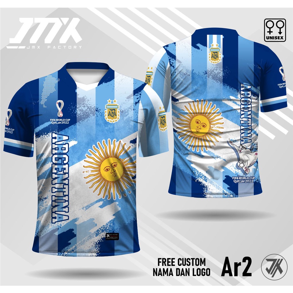 2022 World Cup argentina Football Jerseys qatar World Cup Short Sleeve