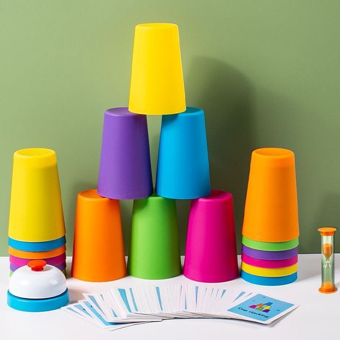 Enlightenment Early Education Stacking Cup Kindergarten Concentration ...