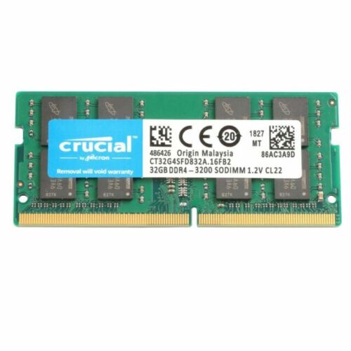 Crucial DDR4 RAM 32GB 3200MHz 2666MHz 2400Mhz Memory for Laptop SO-DIMM ...