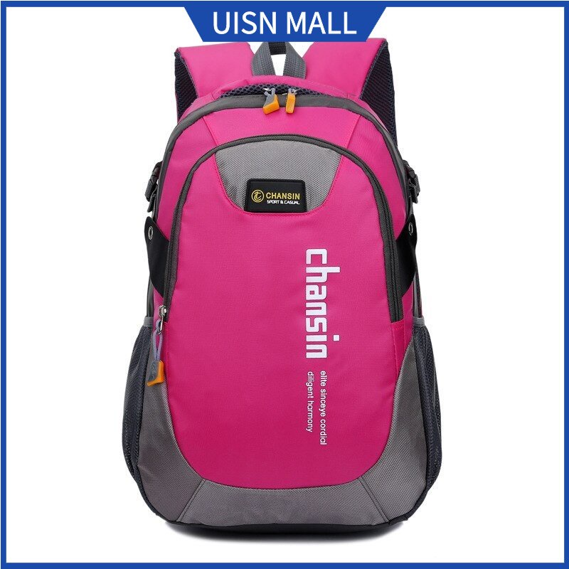 UISN #459 Men's Waterproof Backpack Unisex Nylon Travel Bags | Shopee ...