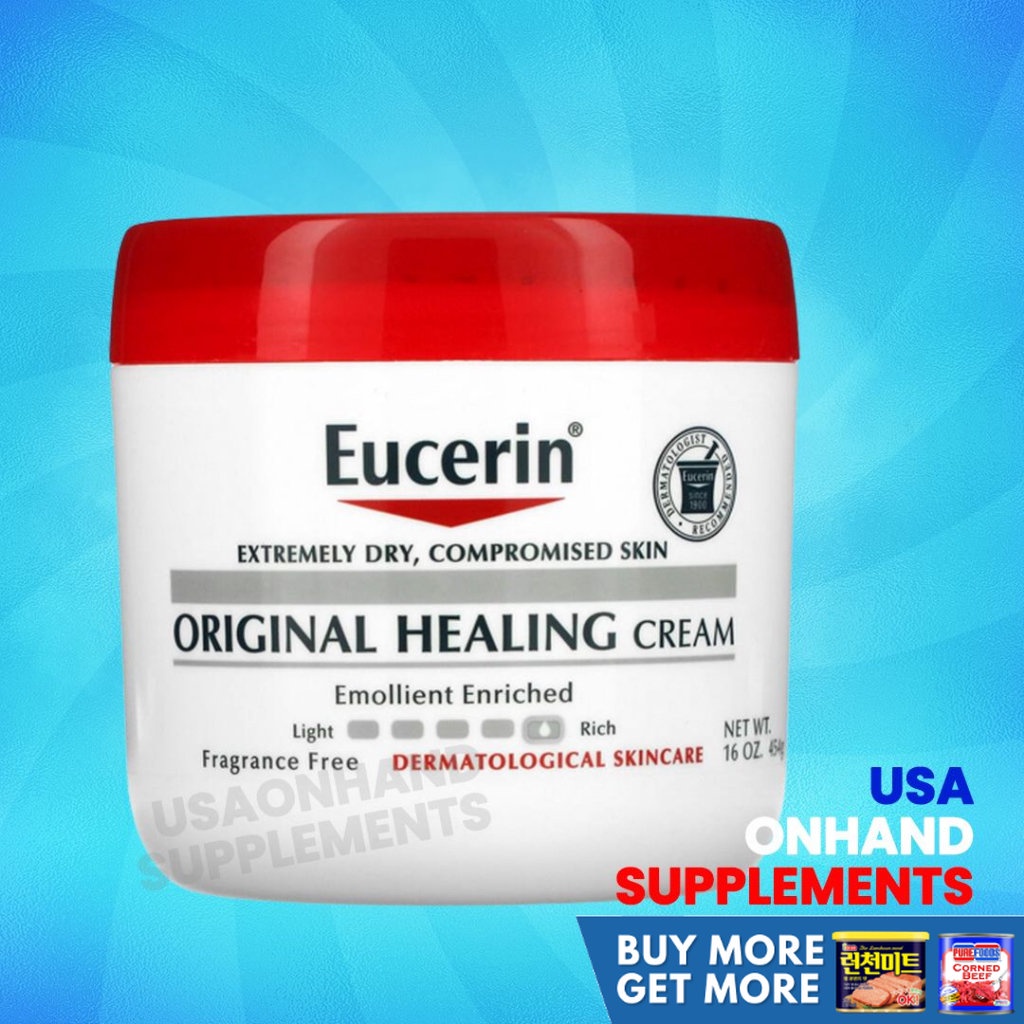 USA Onhand Eucerin, Original Healing Cream, For Extremely Dry