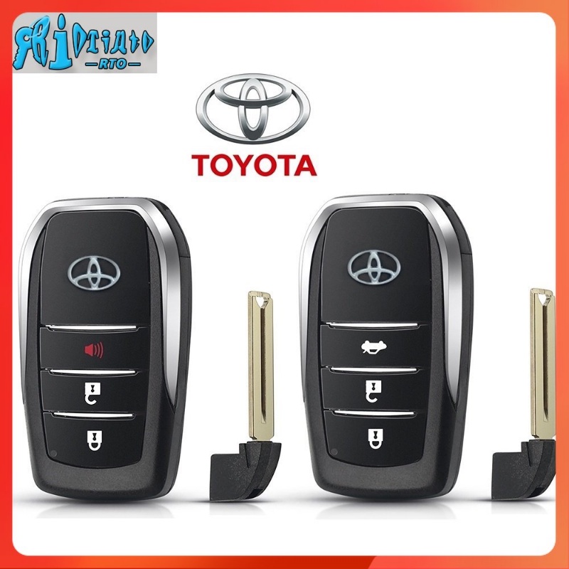 RTO New Smart Remote Key Insert Blank Fob For Toyota Highlander Land ...