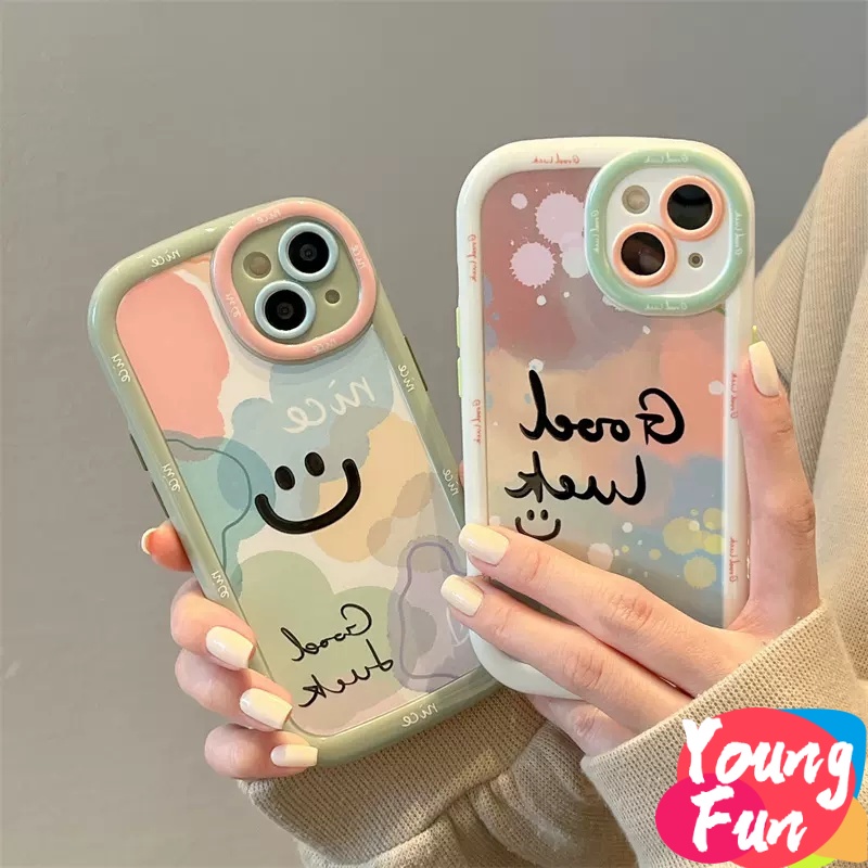 Korean Smiling Case for OPPO A15/A15s/A35 5G/A16/A16s/A54s/A16K/A16e ...