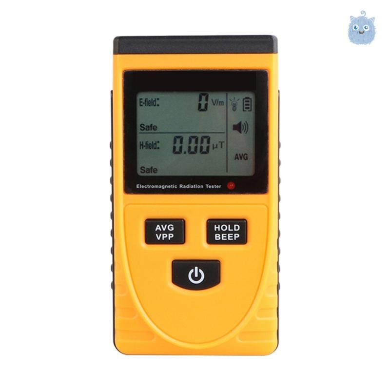 mm EMF Meter Battery Powered Digital Field Radiation Detectors Handheld Digital