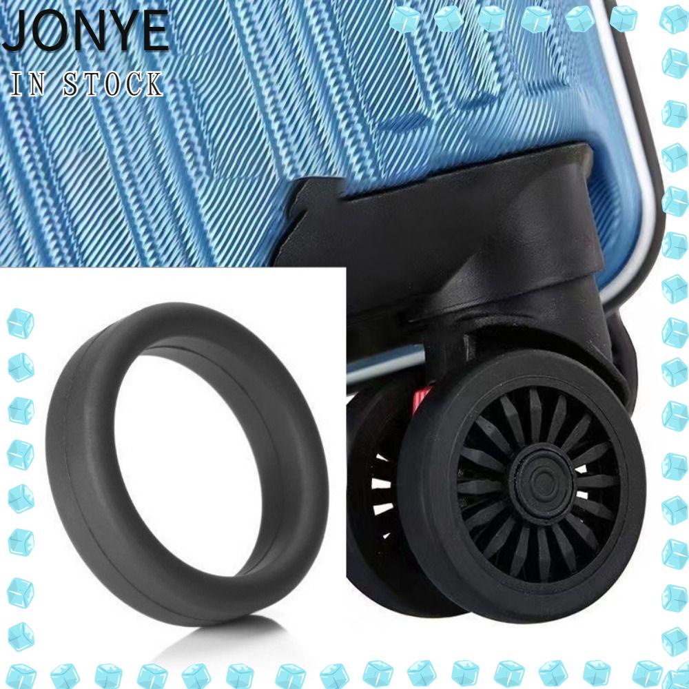 JONYE 3Pcs Luggage Wheel cover, Diameter 35 mm Flexible Rubber Ring ...