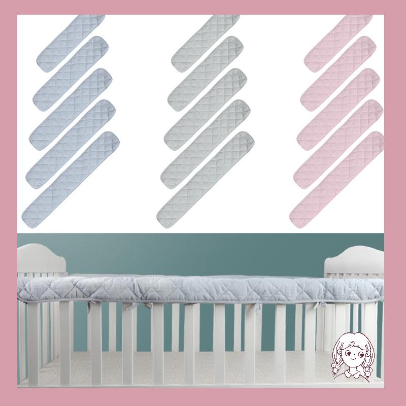 haha Crib Edge for Protection Wraps Bed Fence Guardrail Rail Cover Padded Crib Protec Shopee