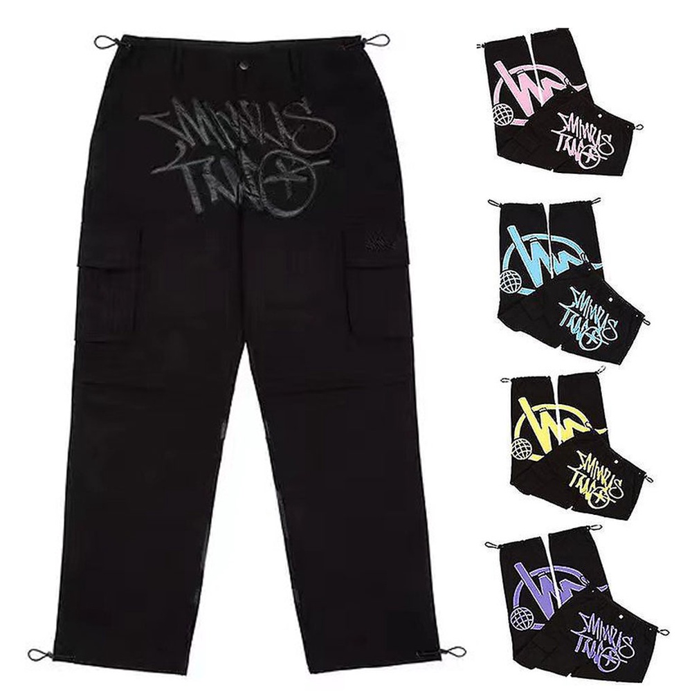 Y2K Pants Loose Fit 90s Hip Hop Vintage Baggy Fit Pants Fashion Dance  Skater Skateboard Pants for Men and Women