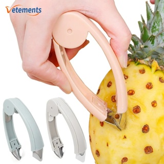 1pc Stainless Steel Fruit Knife With Wooden Handle, Pineapple Cutter &  Banana Knife, Suitable For Peeling Fruits And Vegetables