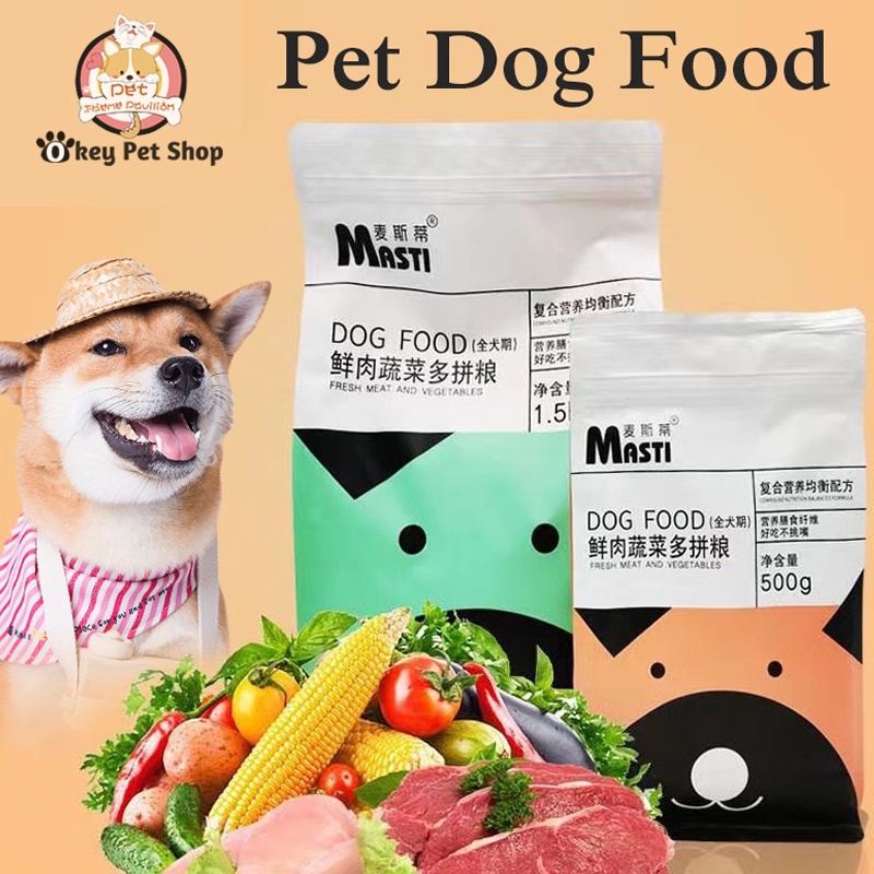Dog Food 500g/1000g Pet Food Pet Staple Food Dog Staple Food Pet food