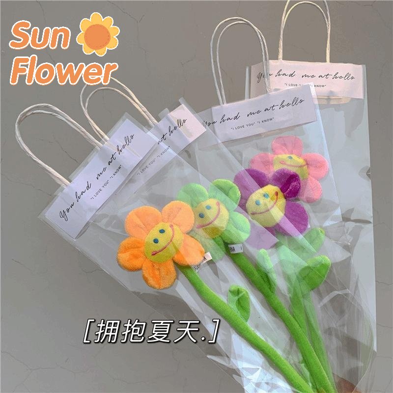 Ins Sunflower Bouquet Home Decoration Artificial Flower Birthday Gift ...