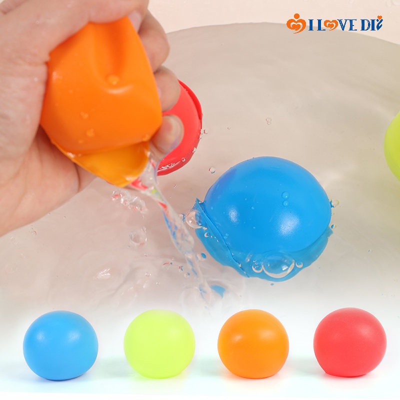 Mini 6cm Fast Fillable Silicone Water Balloon Toy/ Summer Swimming Pool