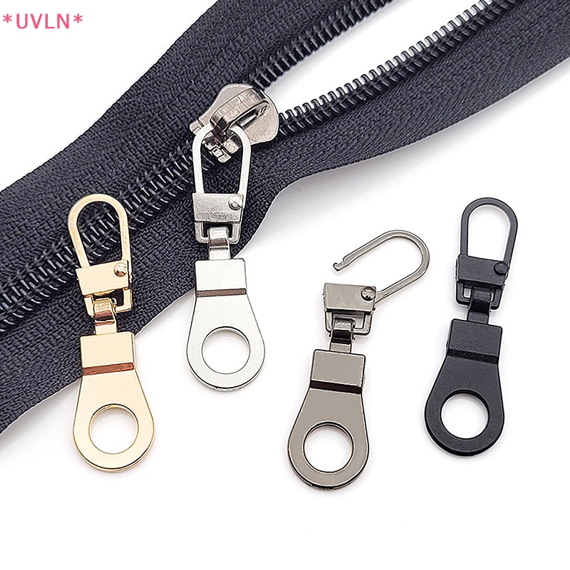 UVLN> 5PCS Metal Zip Puller Replacement Tab Zipper Sliders Head Zipper ...