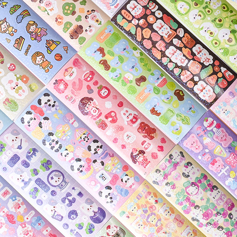 [Ready stock]10Pcs Cute Sticker Journal Scrapbook Decor Stickers DIY ...