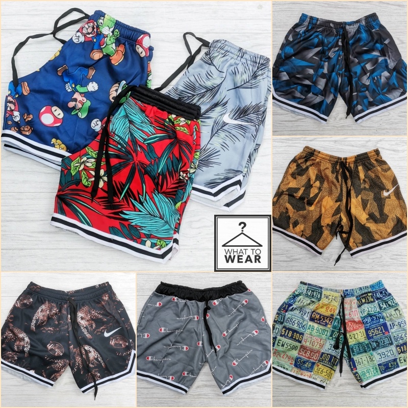 DRI FIT PRINTED Jersey Shorts Assorted Only Wholesale