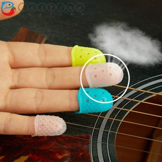 4PCS Guitar Fingertip Protectors Silicone Finger Guards For Guitar