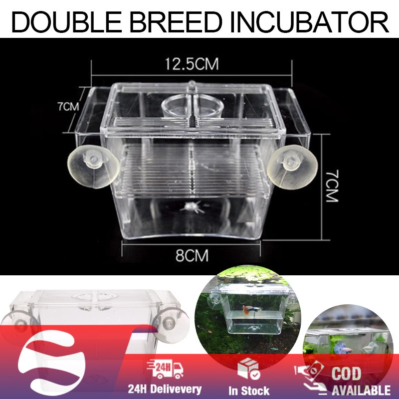 Double Breed Incubator Breeder Rearing Trap Box Transparent Acrylic ...