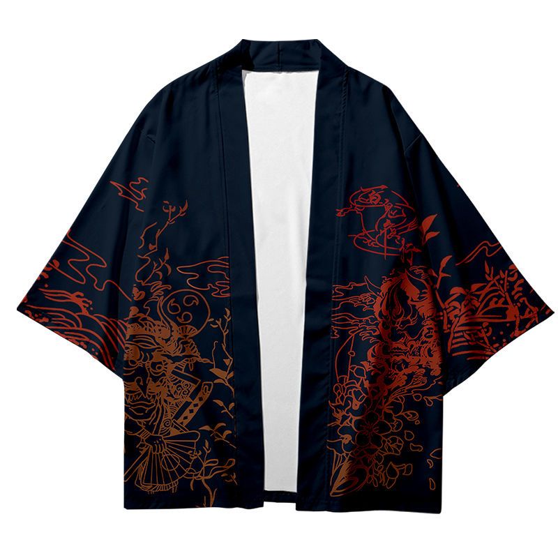 Plus Size 40-110kg Fashion Japanese Anime Robe Cardigan Women Men ...