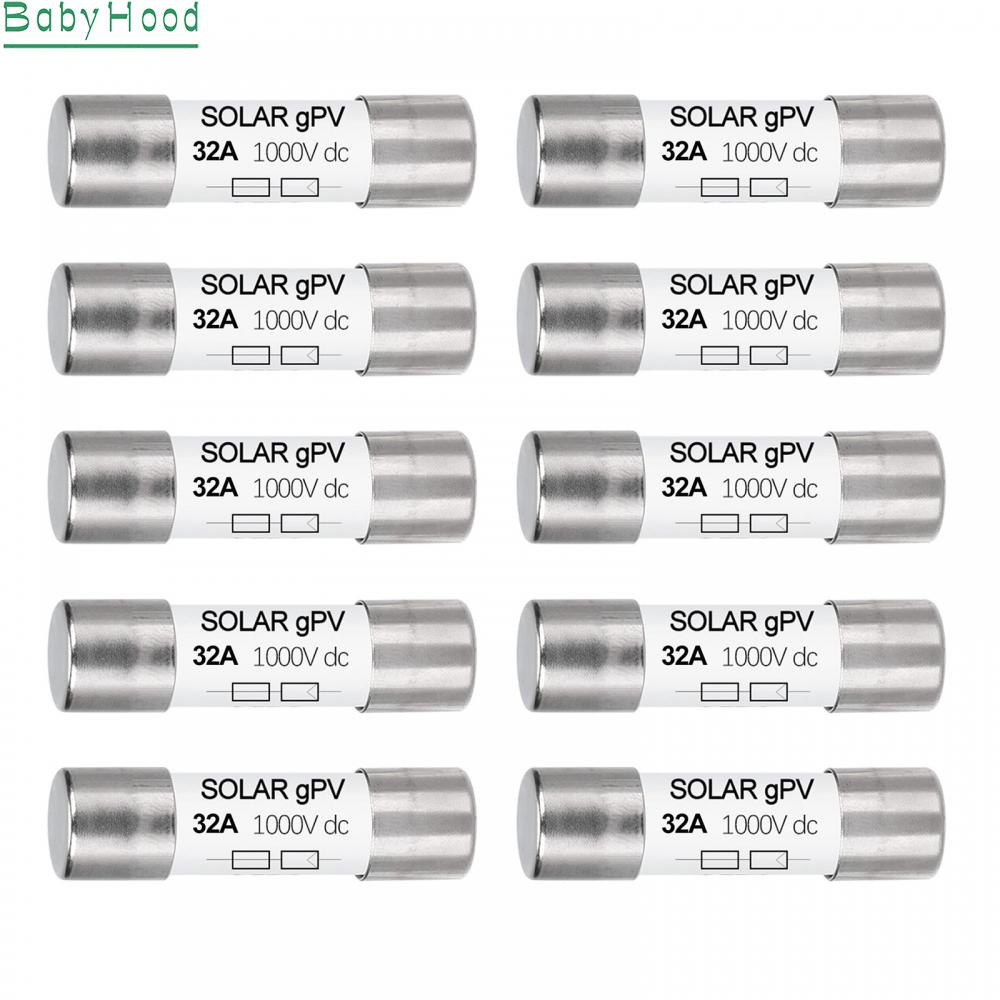 Pack of 10 PV Fuse DC1000 V 10x38mm Fuses High Voltage Fuse Tube Flash Fine Fuse Shopee