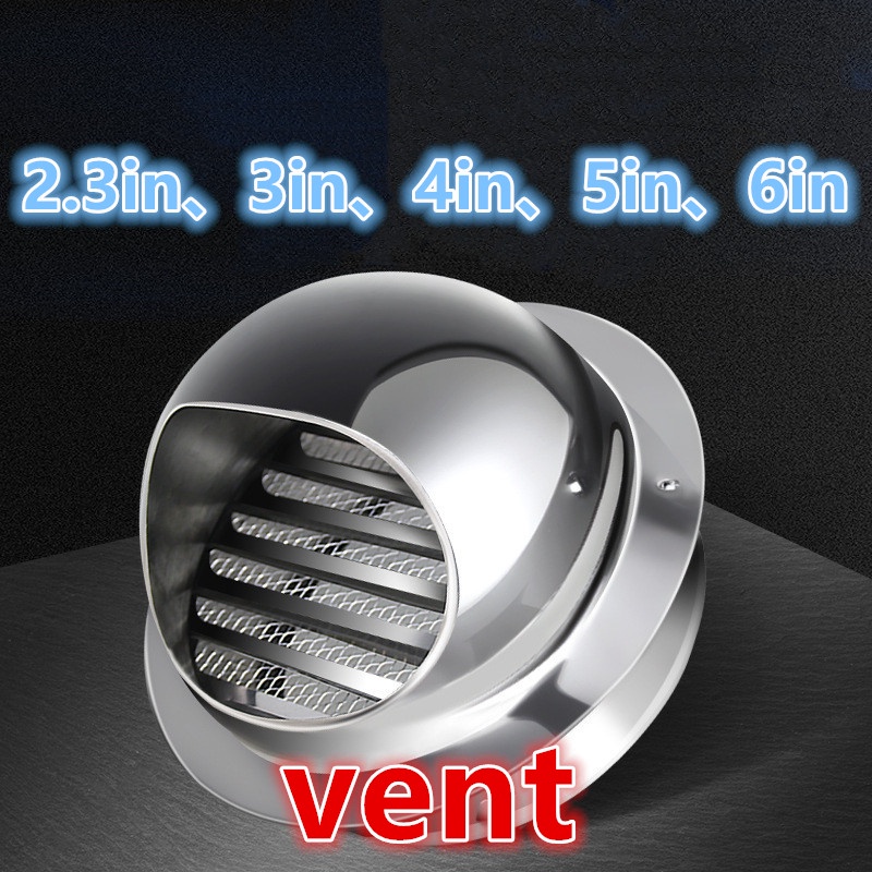 304 Stainless Steel Wall Ceiling Air Vent Ducting Ventilation Exhaust ...