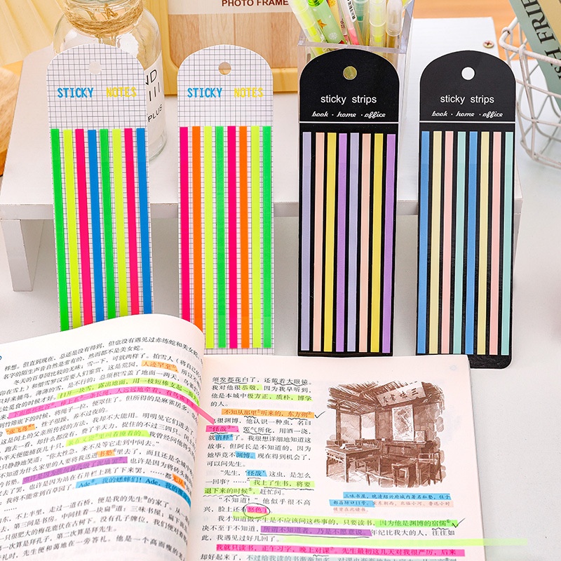 Very Thin Strip PET Sticky Notes Adhesive Office School Supplies ...