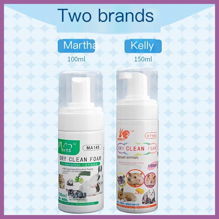 Hamster Rabbit Pet Shampoo Clean Dry Wash Foam Milk Cat Dog Special