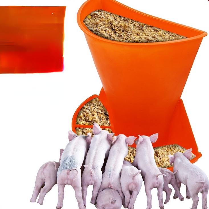 1PCS Farm Pig Feeder Piglet Trough Automatic Feeding Fountain Pig Sow