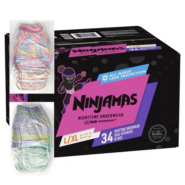 Pampers-NINJAMAS- (XL) (1 Pack) Premium Baby Diaper Pants Imported