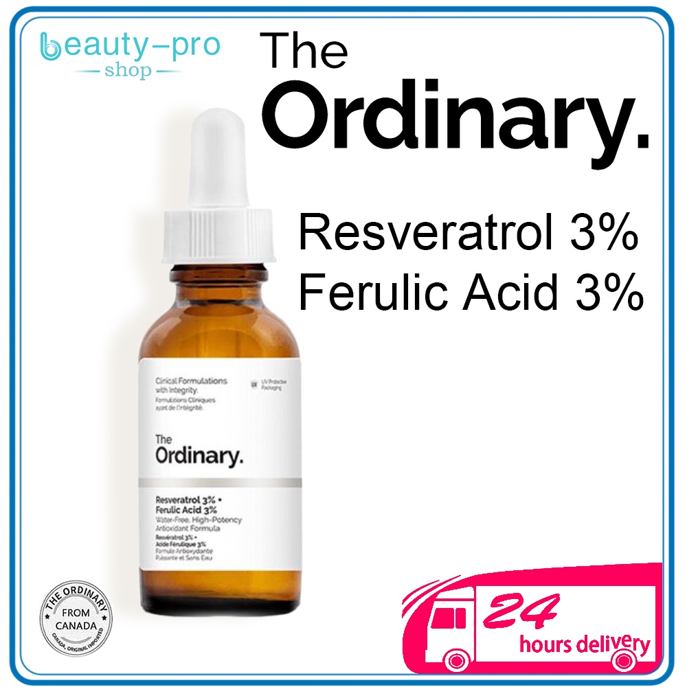 The Ordinary Resveratrol 3 + Ferulic Acid 3 (30ml) Shopee Philippines
