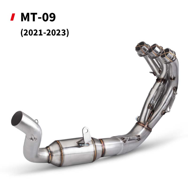 Mid Pipe Mt09 Exhaust Slip On Full Into Exhaust In 304 Stainless