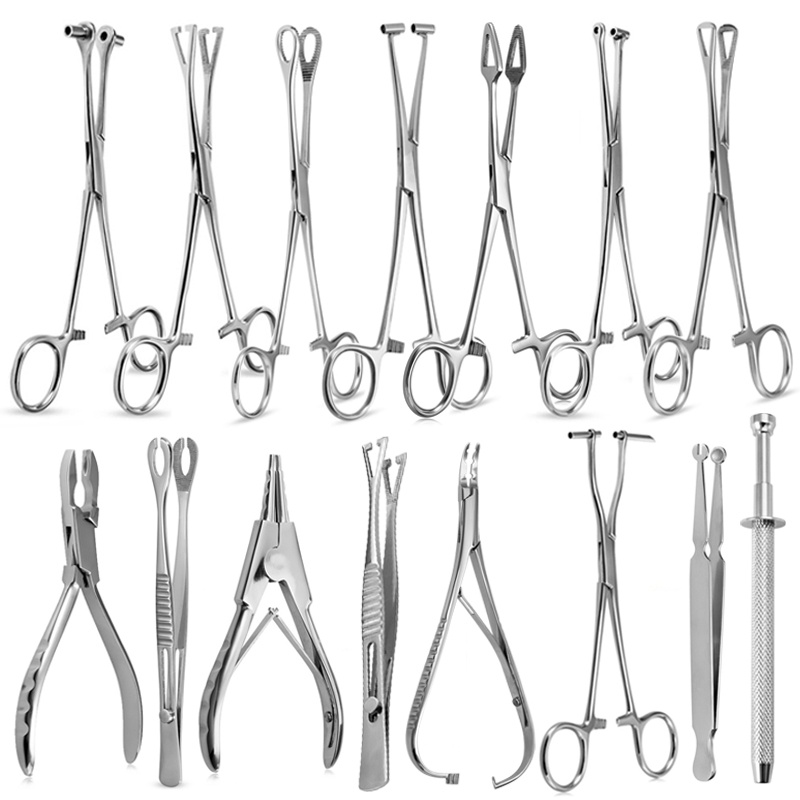 Surgical Steel Body Piercing Tool Forceps Needle Pipe Clamp Tweezers