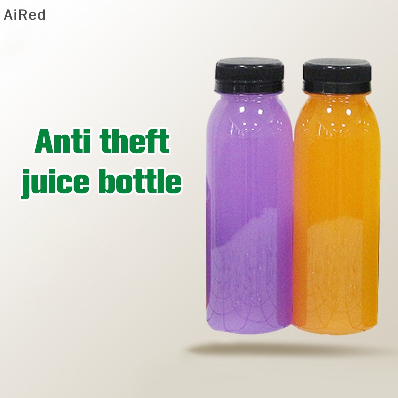 AiRed 250ml Empty Beverage Drink Bottle PET Clear Storage Containers