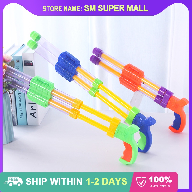 【Attractive】Water Guns Long Range Pull-push Pump Type Outdoor Beach ...