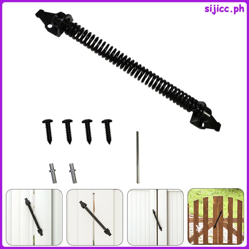Gate Door Spring Closer Self Fenceclosing Kit Springs Outdoor Metal
