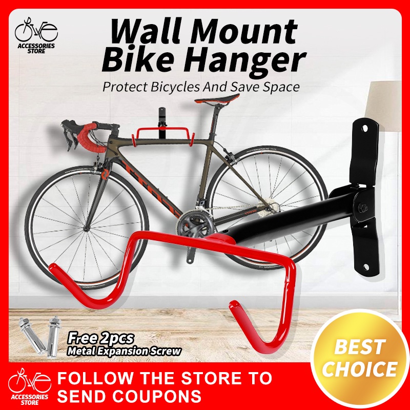 Bike Hanger Wall Mount Heavy Duty Bike Rack Wall Mount MTB Hook Display
